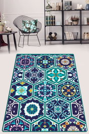 Conceptum Alfombra Mosaic Djt Multicolor 80 x 140 cm